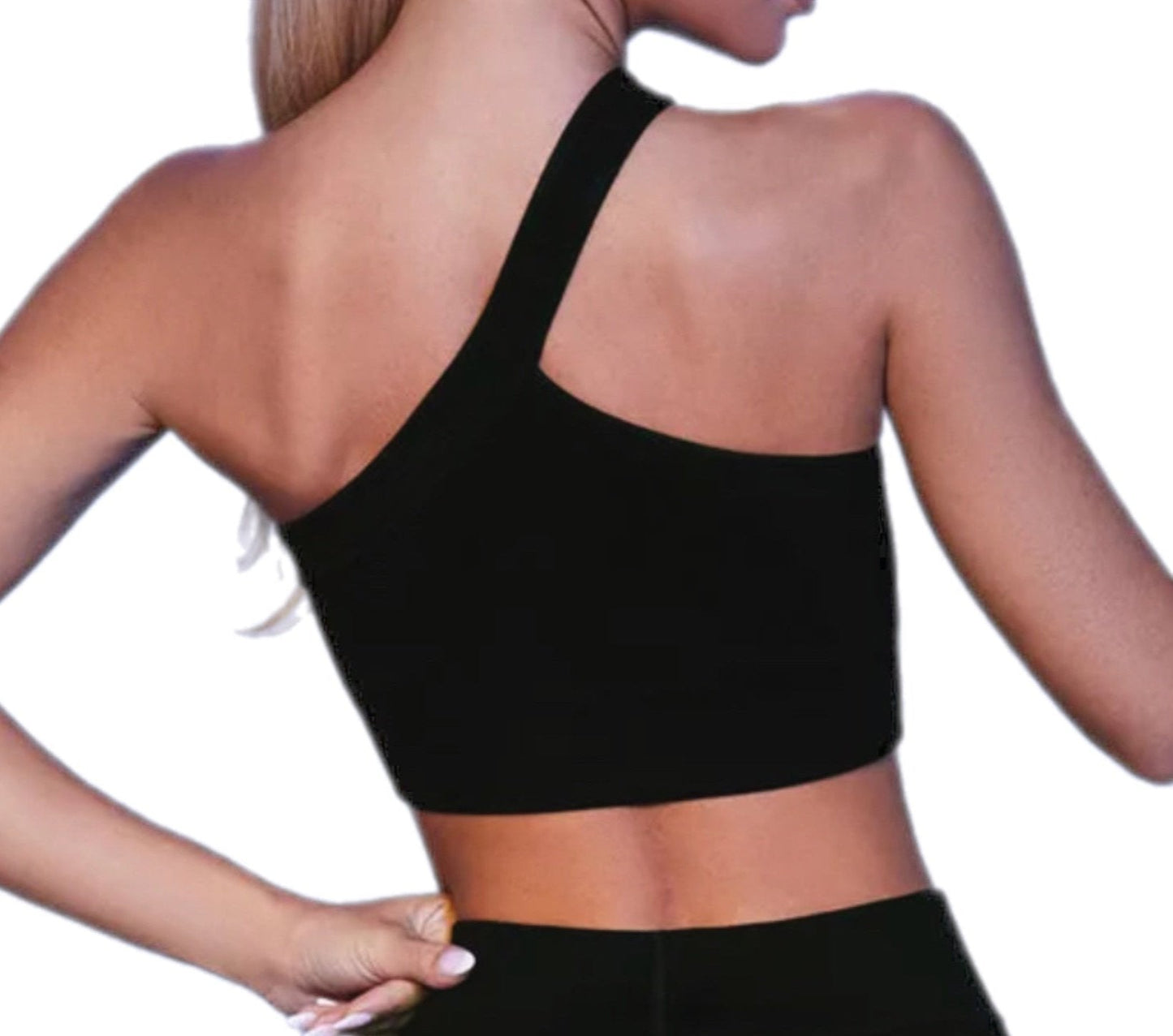"HRH" Seamless Ribbed Yoga Bra - Iron and Stone Fitness
