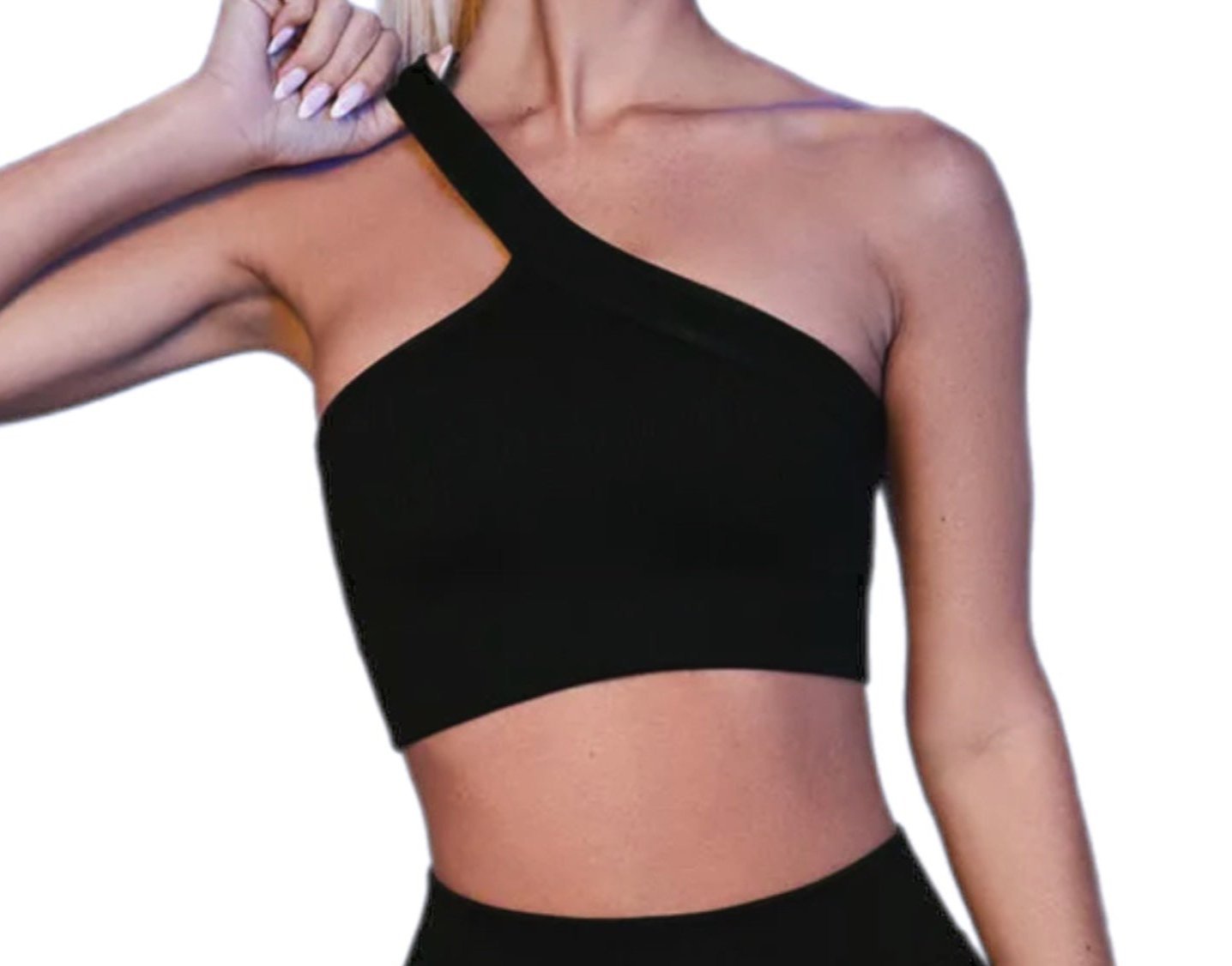 "HRH" Seamless Ribbed Yoga Bra - Iron and Stone Fitness