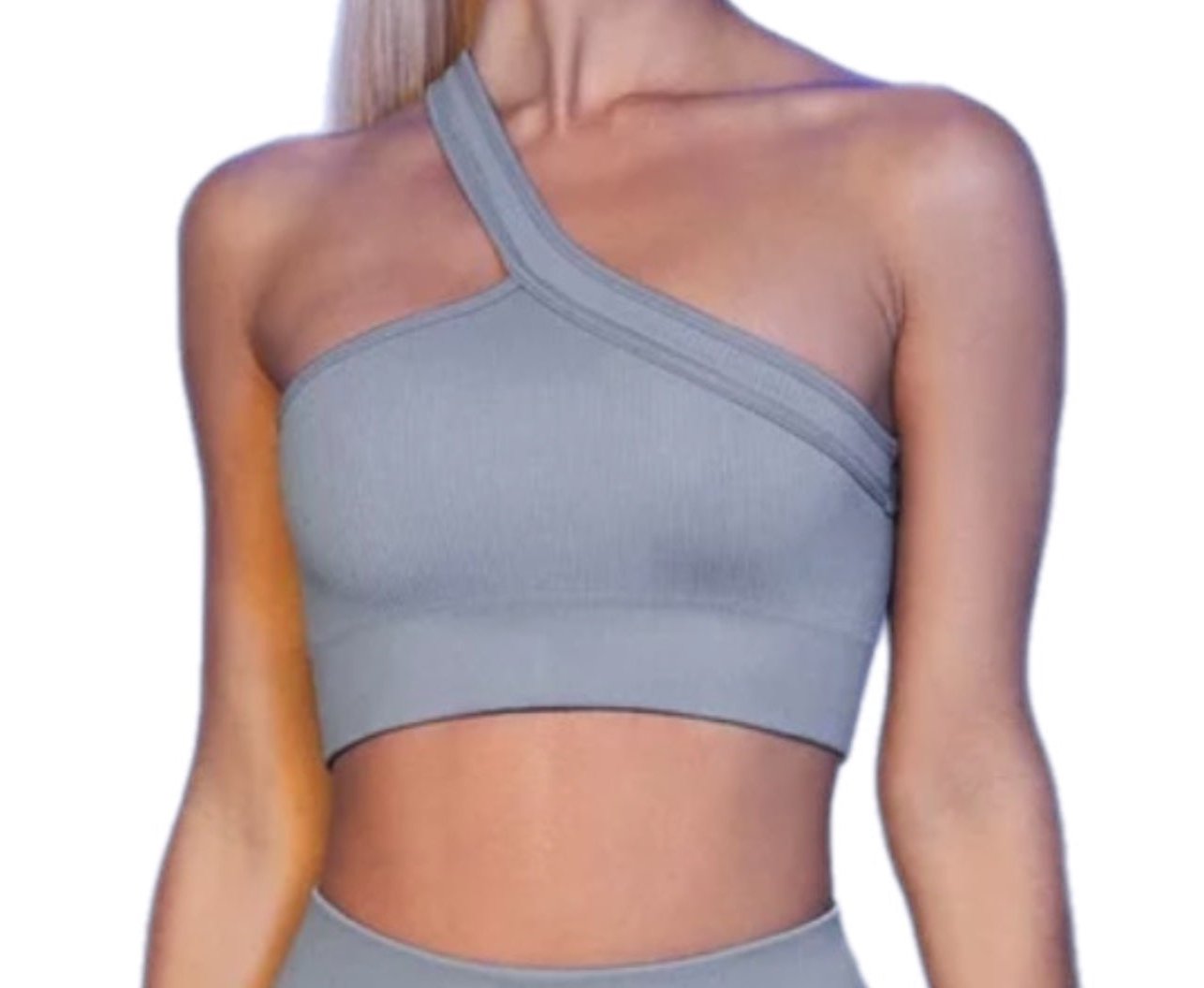 "HRH" Seamless Ribbed Yoga Bra - Iron and Stone Fitness