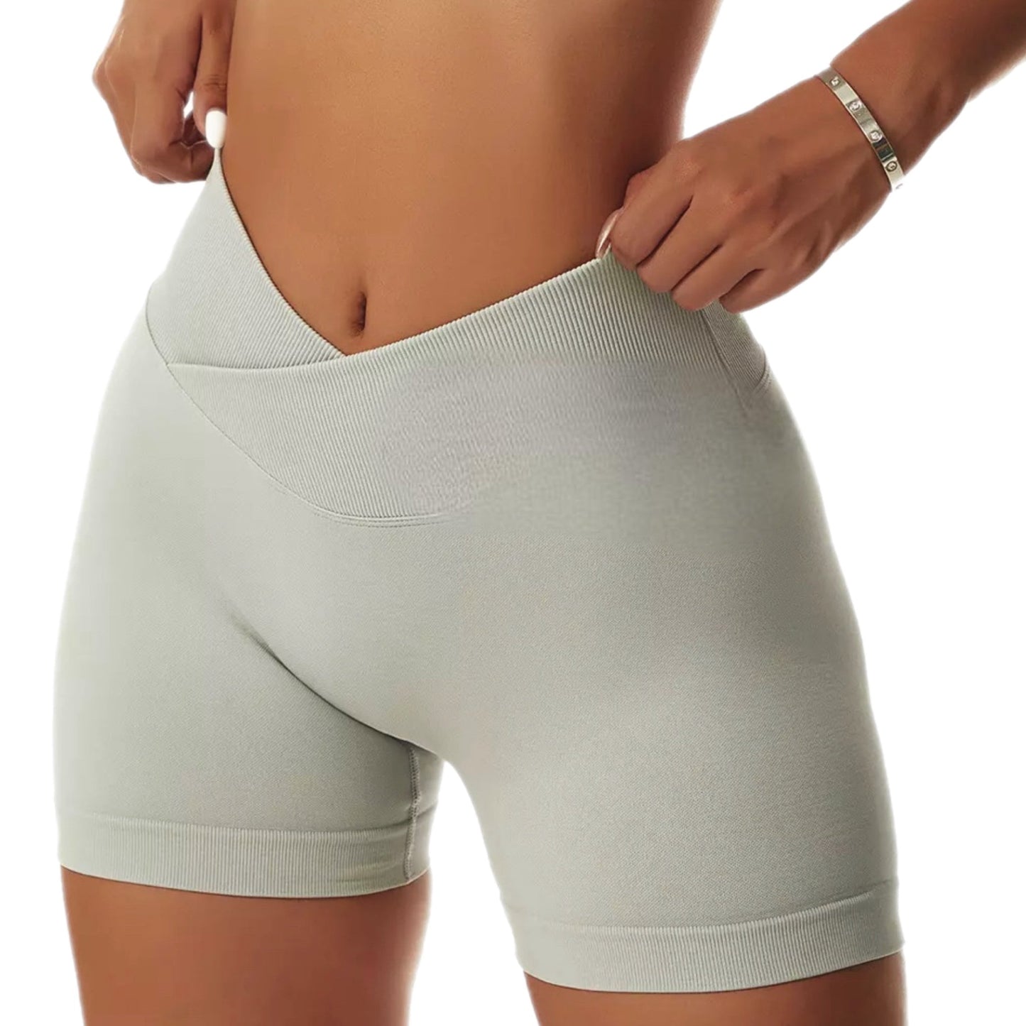 "Taylor" High Waist Scrunch Yoga Shorts - Iron and Stone Fitness