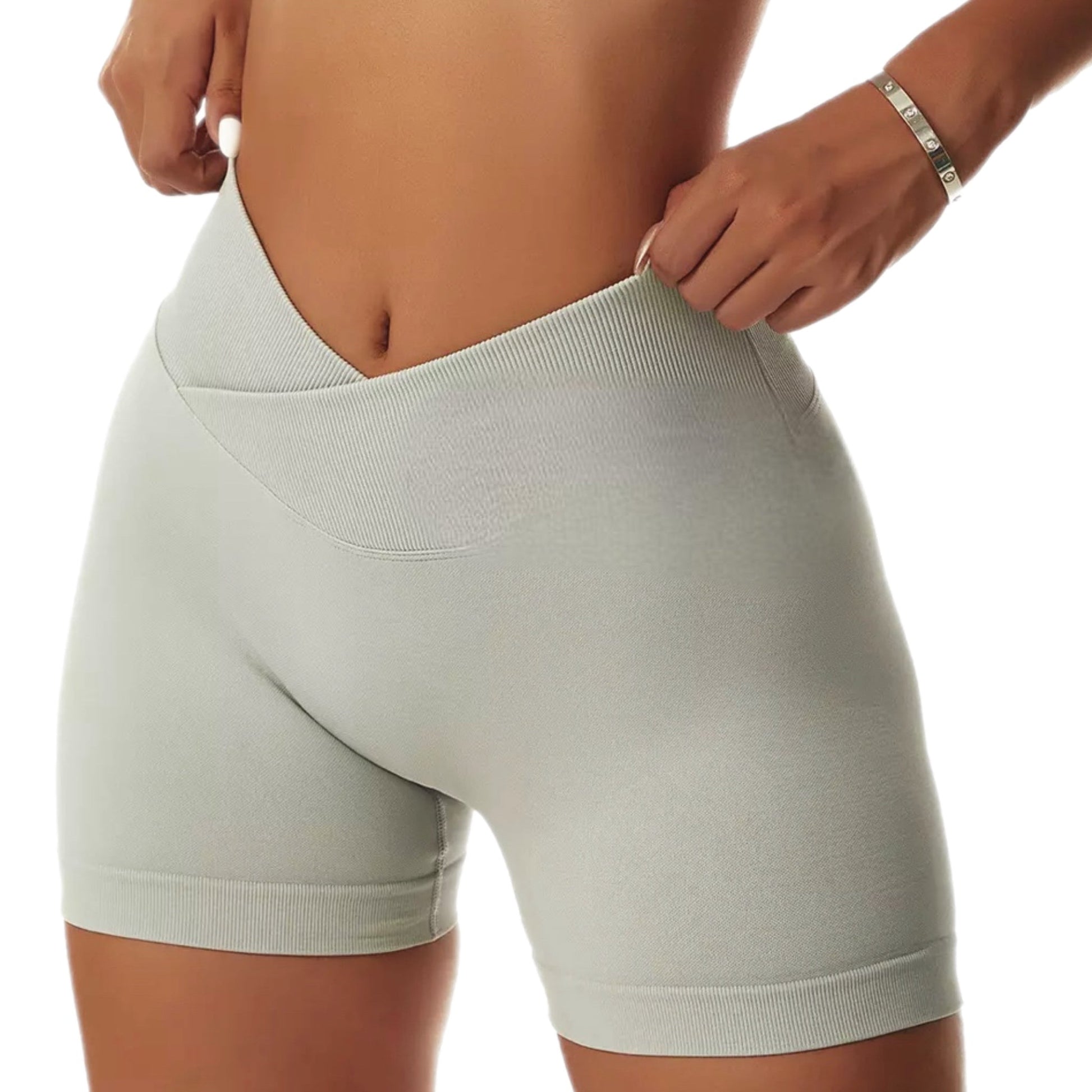 "Taylor" High Waist Scrunch Yoga Shorts - Iron and Stone Fitness