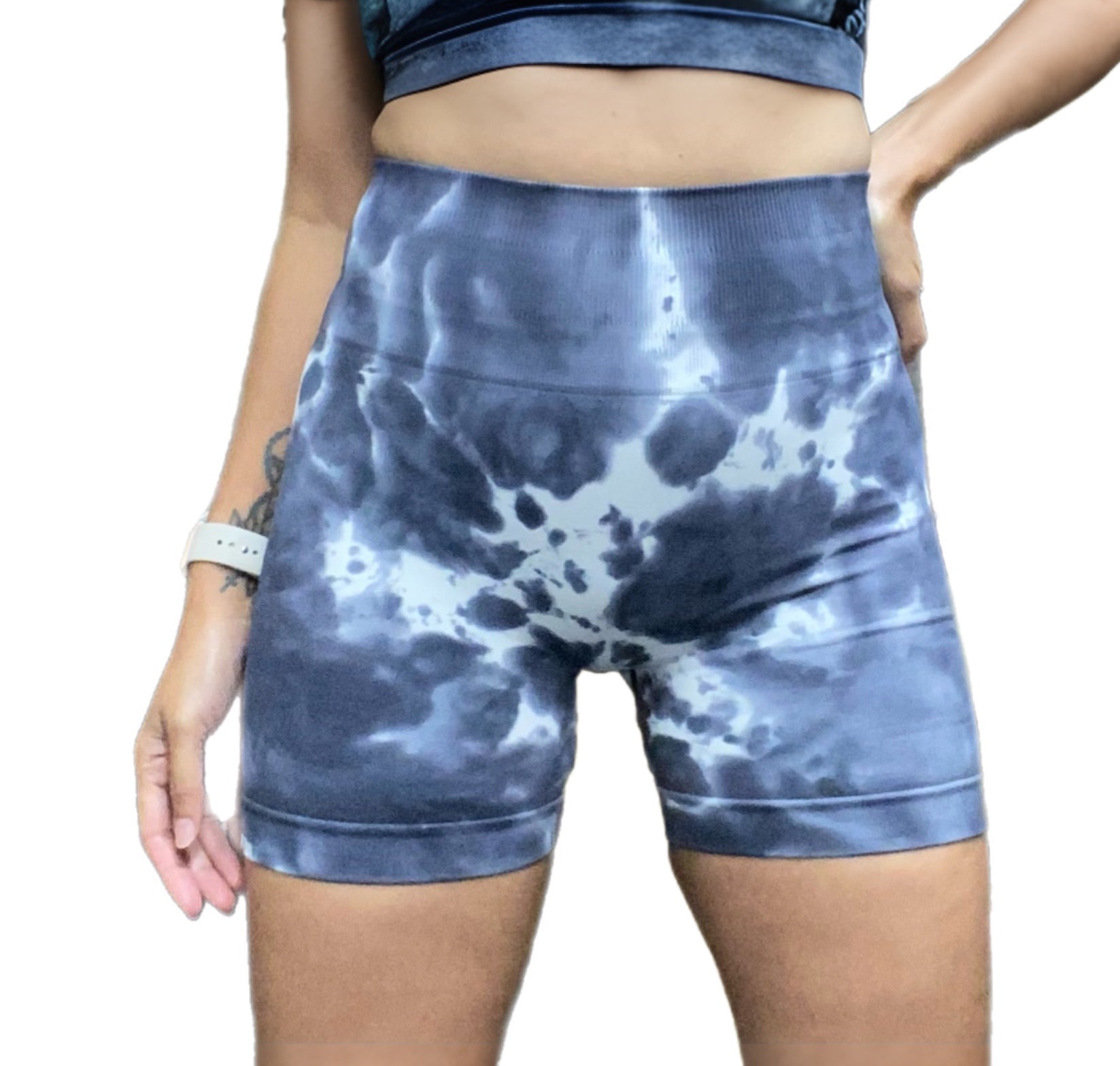 "Taylor" High Waist Scrunch Yoga Shorts - Iron and Stone Fitness