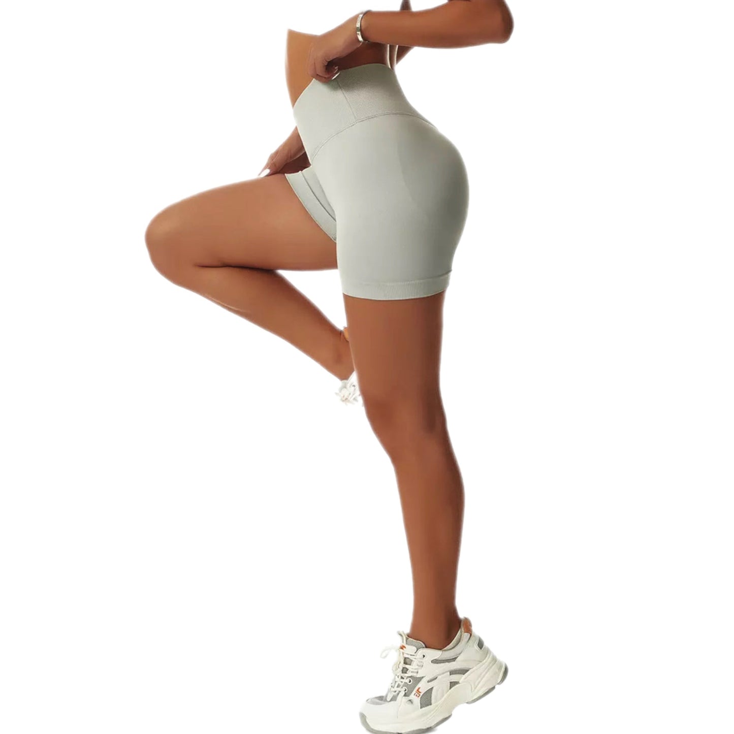 "Taylor" High Waist Scrunch Yoga Shorts - Iron and Stone Fitness