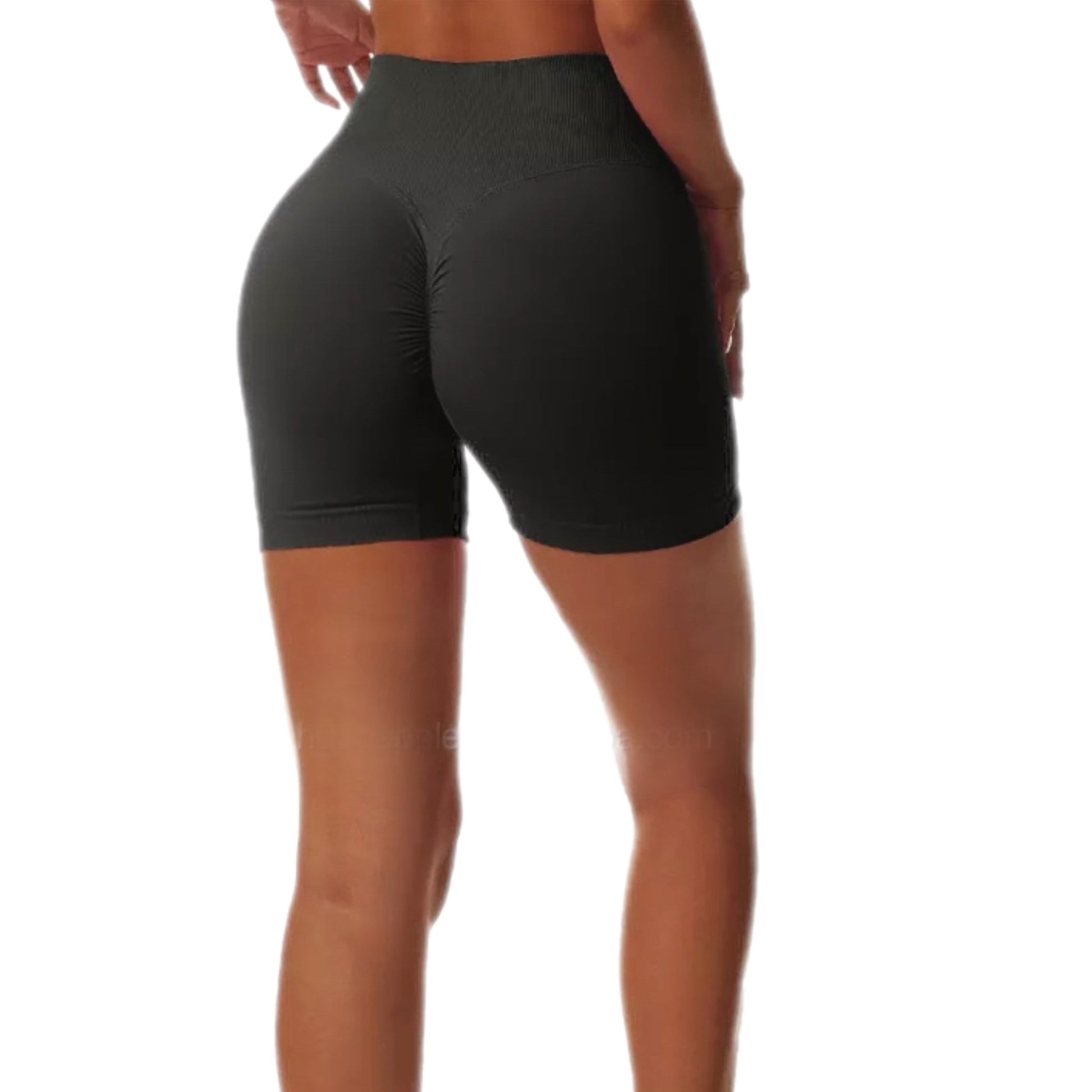"Taylor" High Waist Scrunch Yoga Shorts - Iron and Stone Fitness