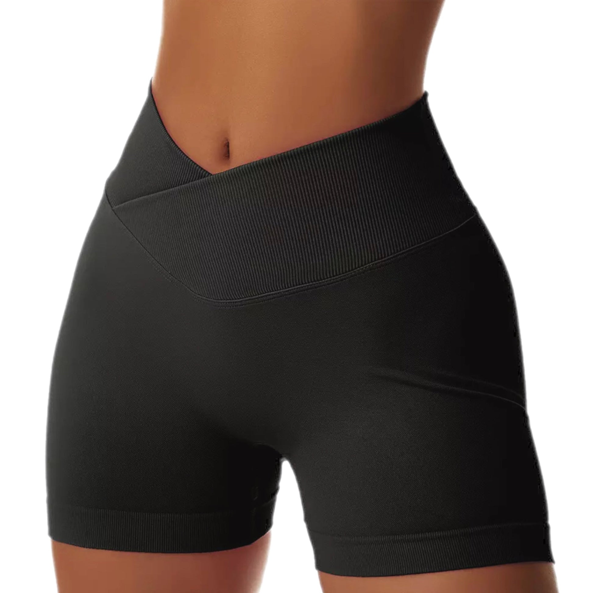 "Taylor" High Waist Scrunch Yoga Shorts - Iron and Stone Fitness