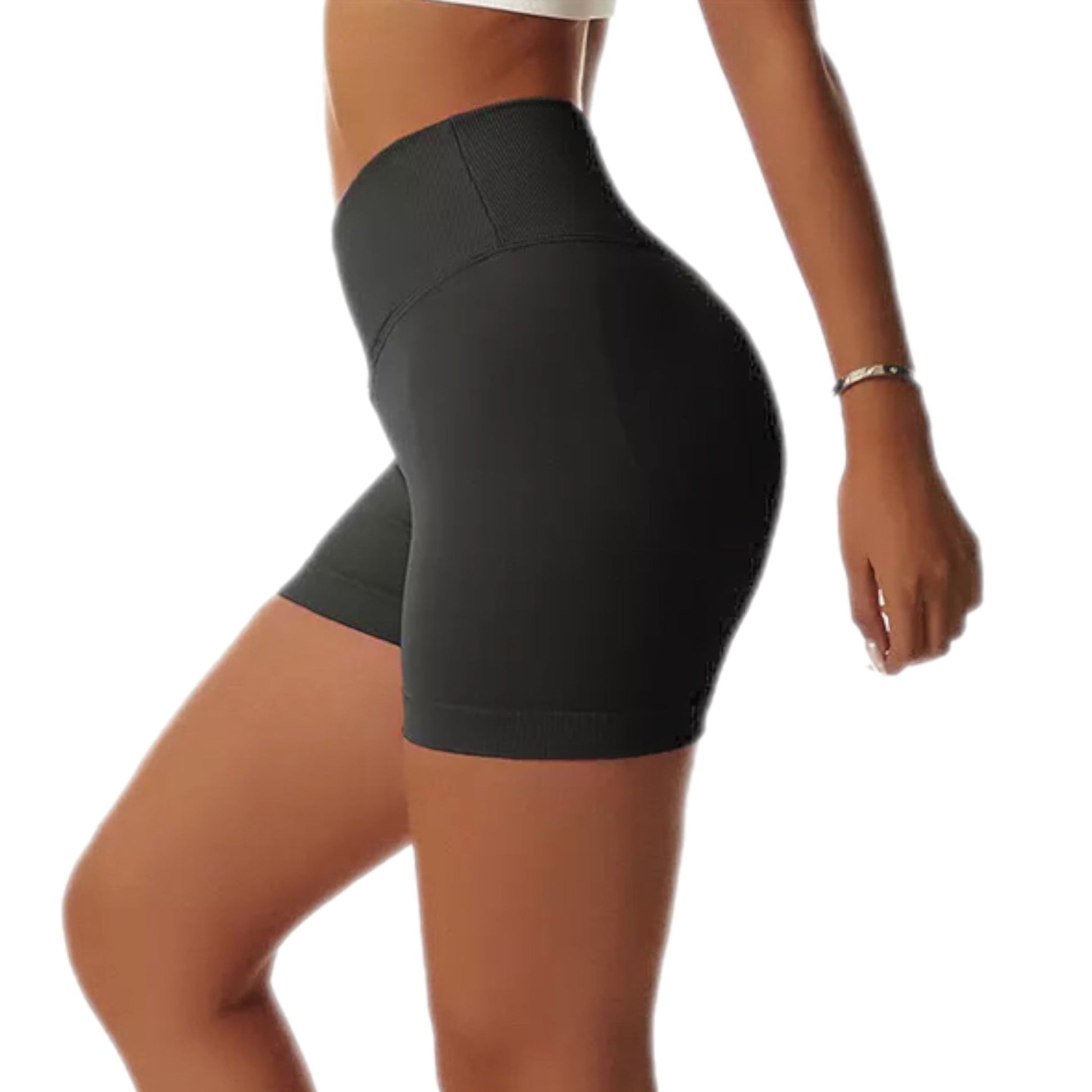 "Taylor" High Waist Scrunch Yoga Shorts - Iron and Stone Fitness