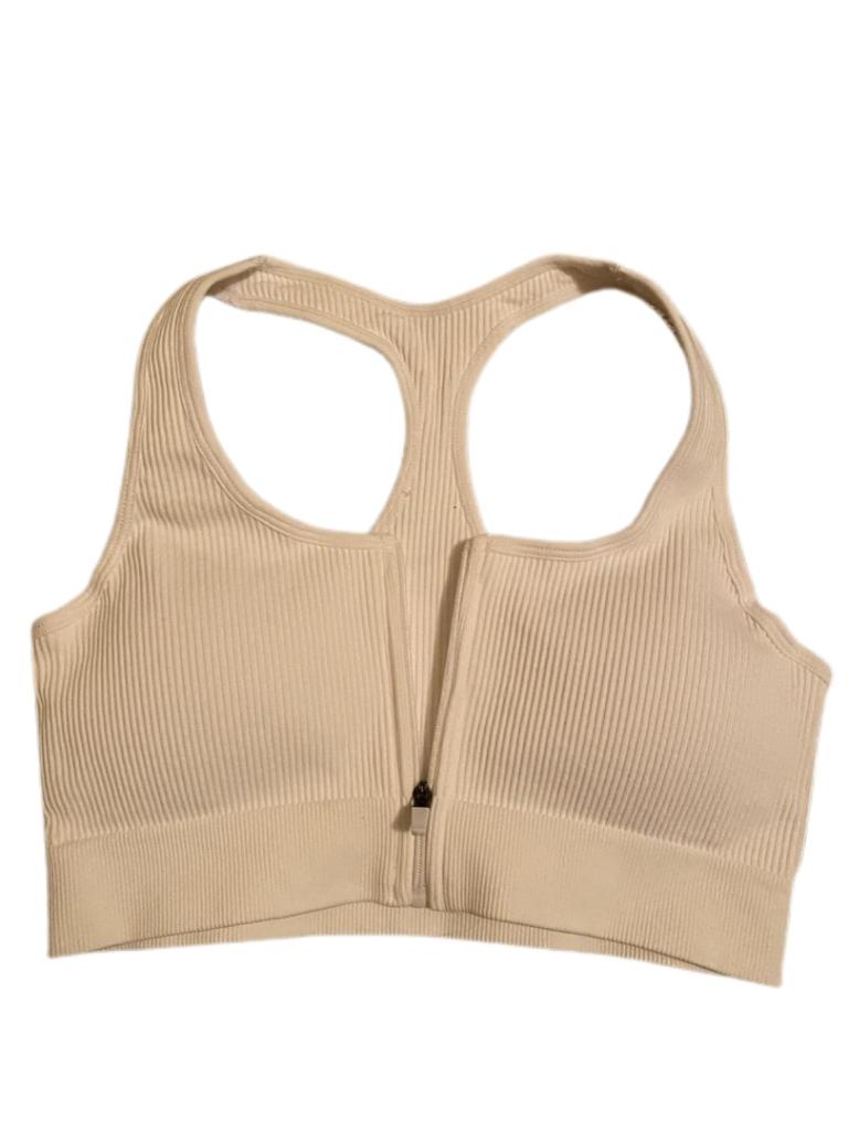 Zipper Sports Bra