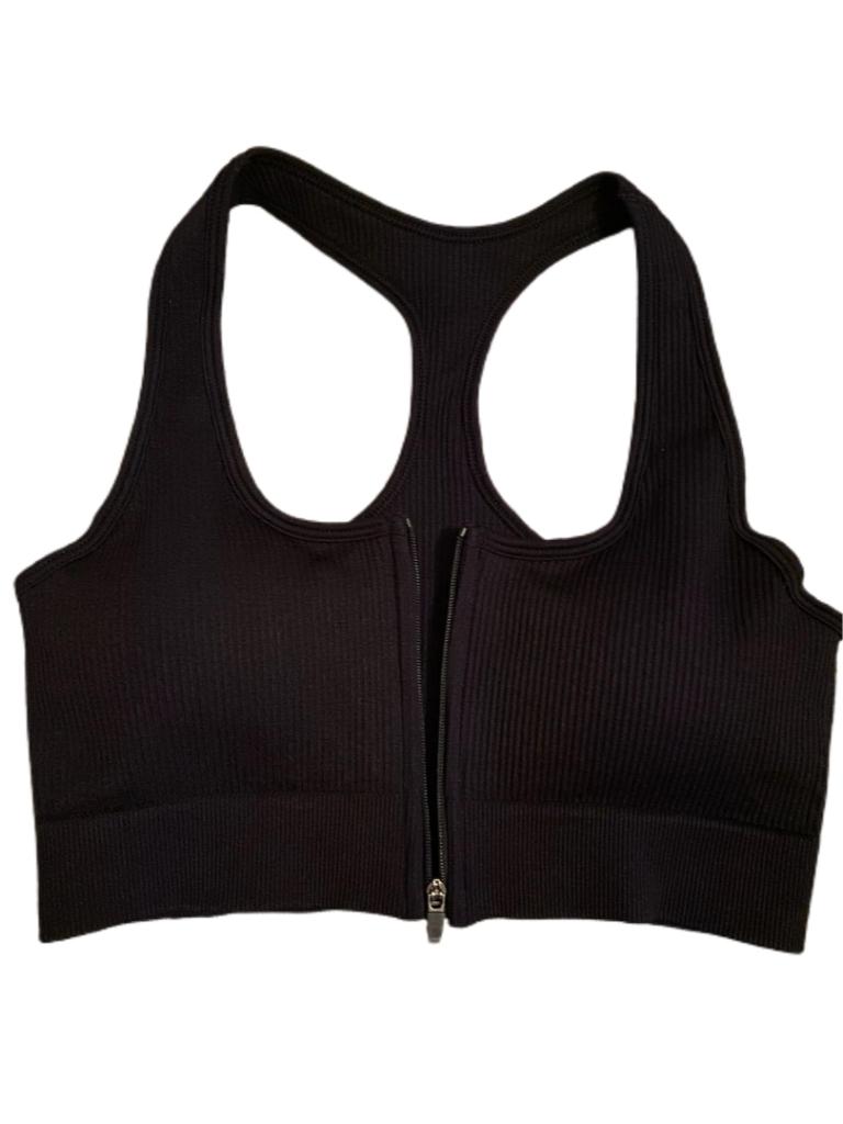 Zipper Sports Bra
