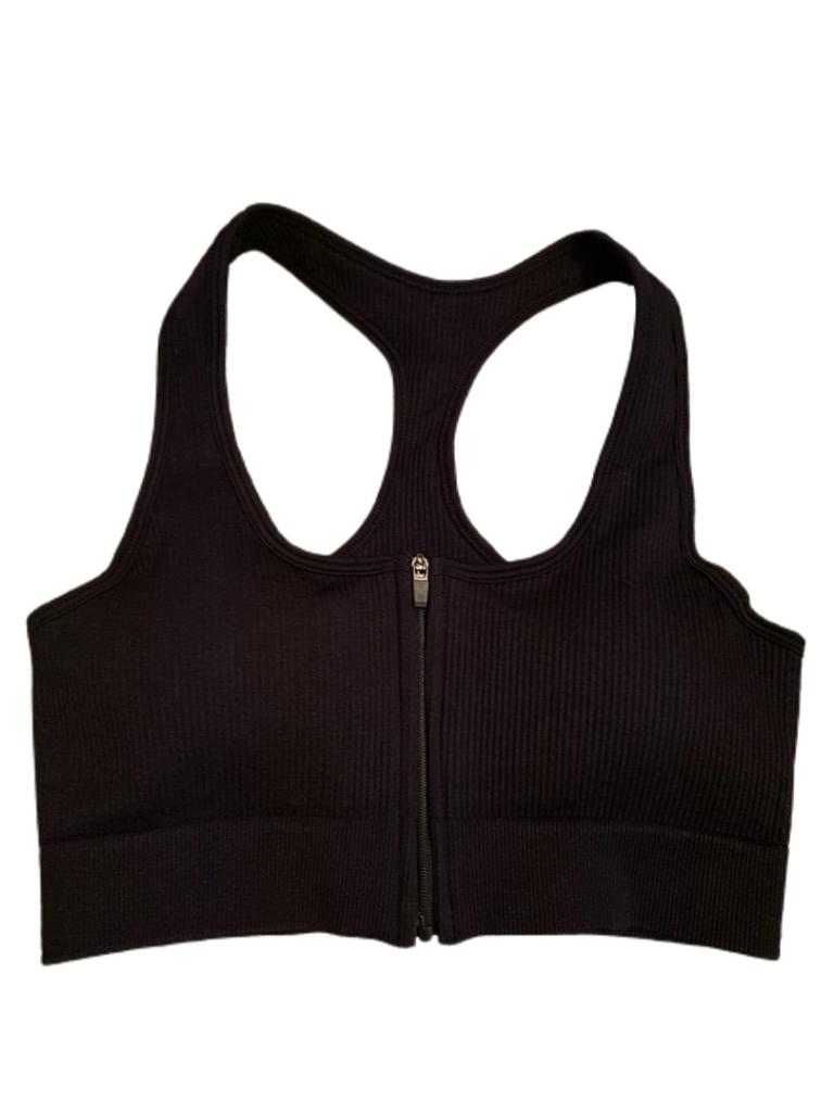 Zipper Sports Bra