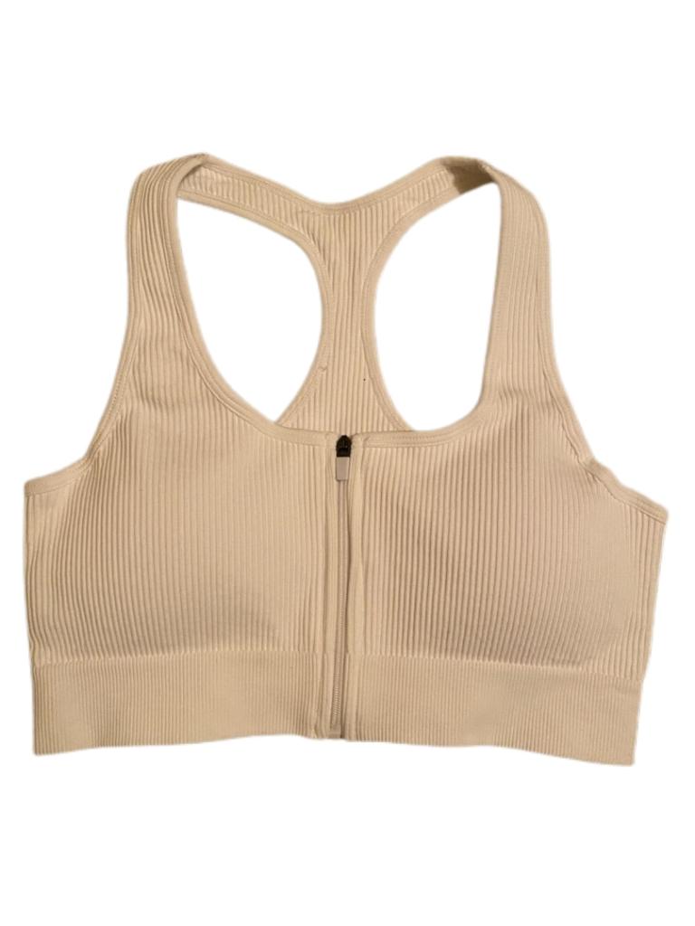 Zipper Sports Bra