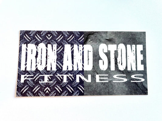 IASF 4x2 Sticker - Iron and Stone Fitness