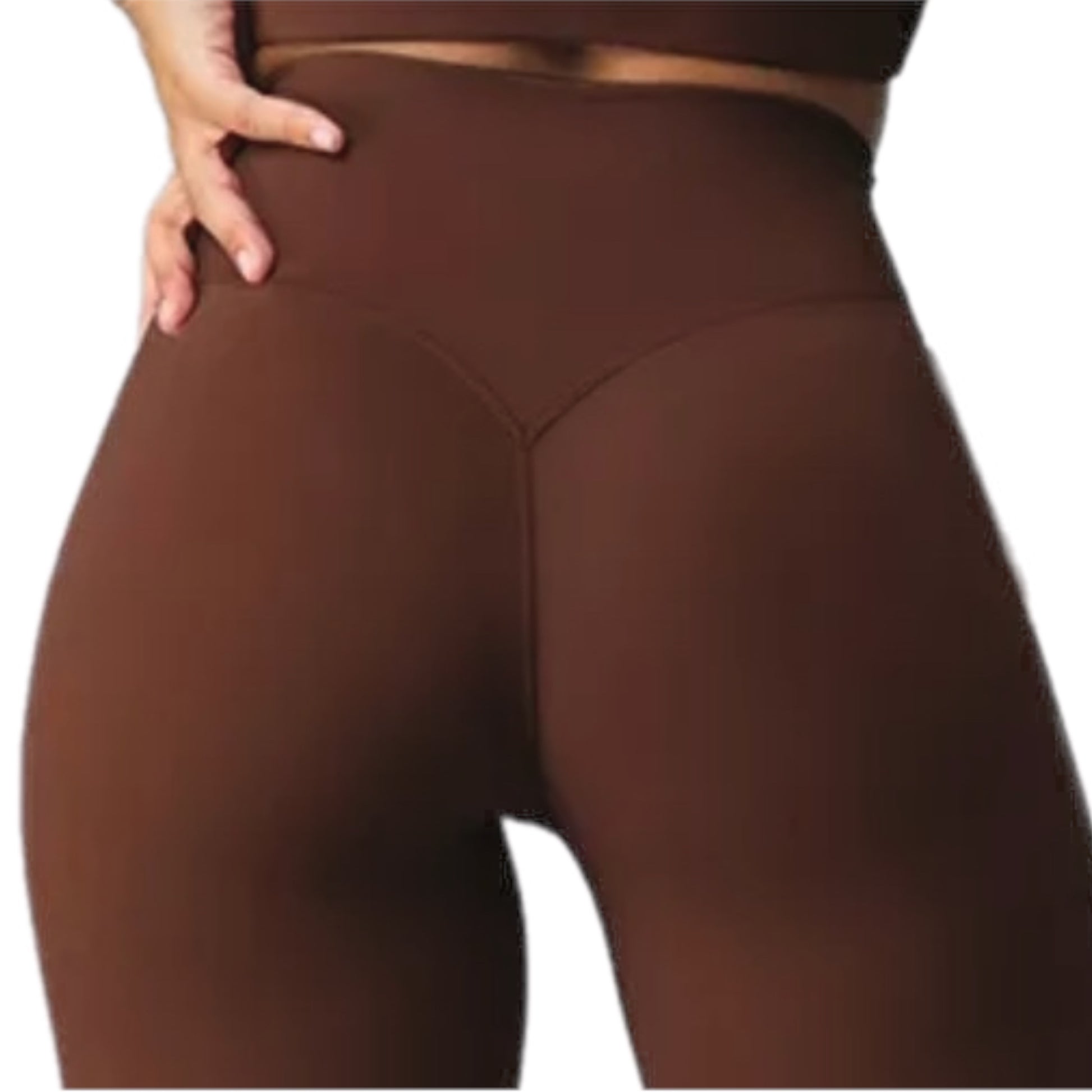  Lavento Women's Crossover Yoga Leggings - V Cross High Waisted  Workout Active Legging with Pockets (Dark Chestnut, 6) : Clothing, Shoes &  Jewelry